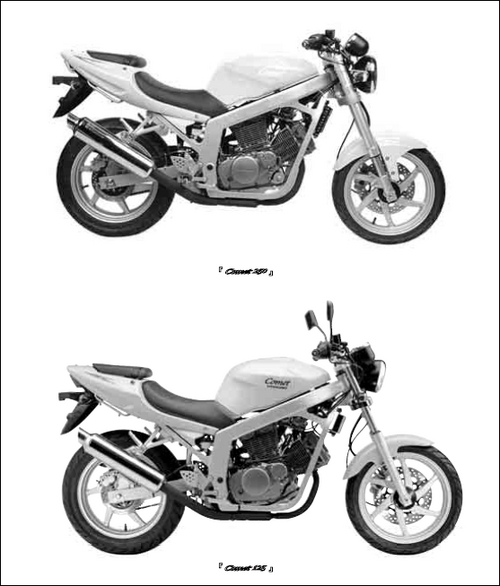 Product picture Hyosung COMET GT 125-250 Service Manual Download